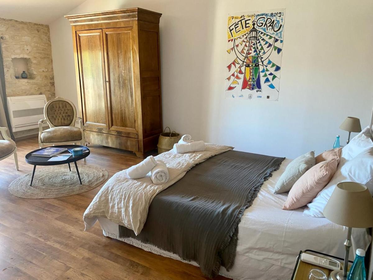 La Maison Des Autres, Piscine Chauffee, Chambres D'Hotes Proches Uzes, Nimes, Pont Du Gard Saint-Genies-de-Malgoires Luaran gambar